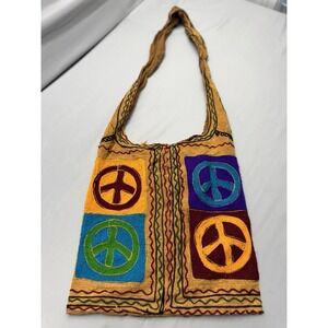 Messenger Sling Shoulder Bag Peace Love Unity Bag Casual Bag Rasta Festival HOBO